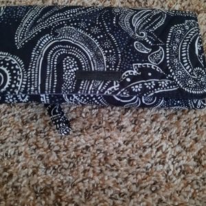 Vera Bradley Wallet Purse Black and White